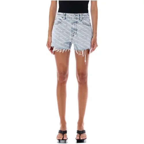 Women's Clothing Shorts Pebble Beach Ss24 , female, Sizes: W25 - alexander wang - Modalova