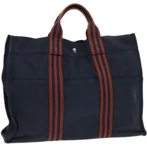 Pre-owned Tote Bags, female, , Size: ONE SIZE Pre-owned Canvas totes - Hermès Vintage - Modalova