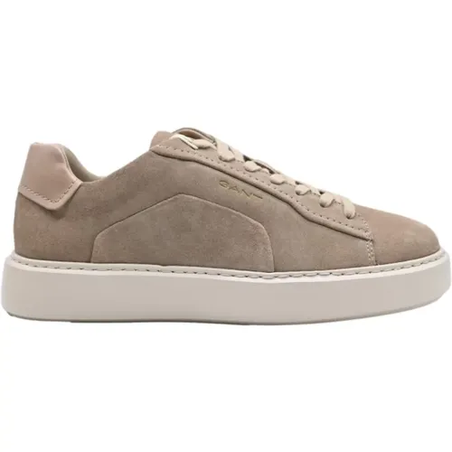 Taupe Cow Suede Sneakers , male, Sizes: 9 UK, 10 UK - Gant - Modalova
