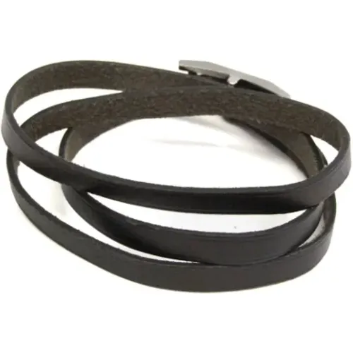 Pre-owned Jewellery, female, , Size: ONE SIZE Pre-owned Leather bracelets - Hermès Vintage - Modalova