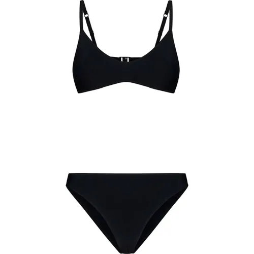 Schwarzer Meer Bikini V-Ausschnitt , Damen, Größe: S - Lido - Modalova