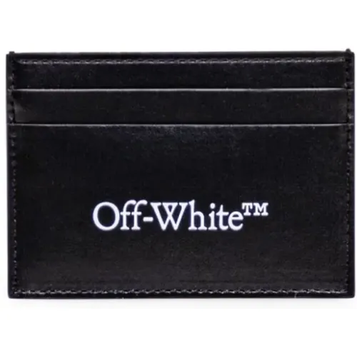 Wallets & Cardholders, male, , Size: ONE SIZE Leather Coin Pocket Card Slots - Off White - Modalova