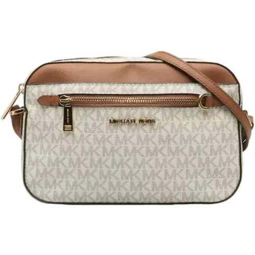 Pre-owned Cross Body Bags, female, , Size: ONE SIZE Pre-owned Canvas shoulder-bags - Michael Kors Pre-owned - Modalova