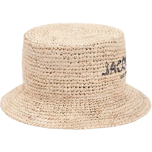 Natural Raffia Bucket Hat , female, Sizes: 60 CM - Jacquemus - Modalova