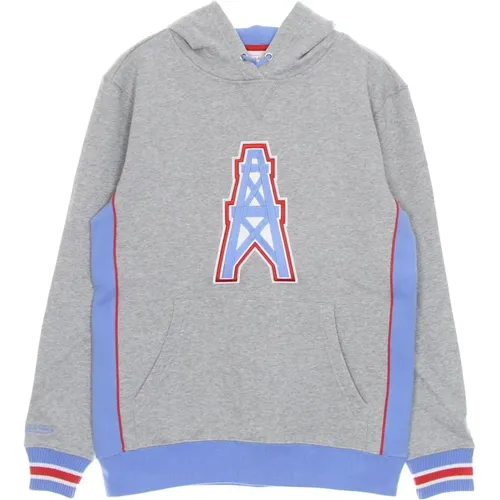 Hoodies, male, , Size: XL Houston Oilers Hoodie Heavyweight Fleece - Mitchell & Ness - Modalova