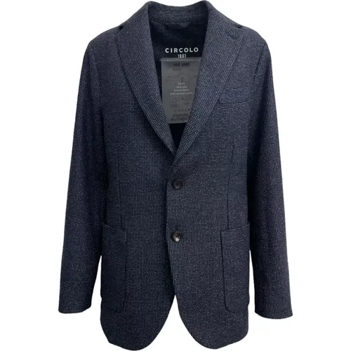 Clic Wool Blend Blazer , male, Sizes: XL - Circolo 1901 - Modalova