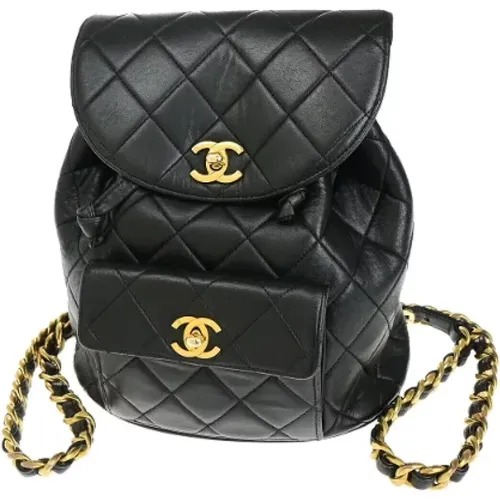 Pre-owned Backpacks, female, , Size: ONE SIZE Pre-owned Leather chanel-bags - Chanel Vintage - Modalova