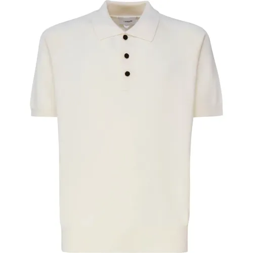 Polo Shirts,Feinstrick Polo Creme - Lardini - Modalova