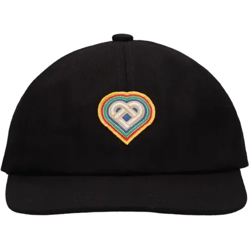 Regenbogen Herz Logo Baseball Cap - Casablanca - Modalova