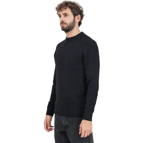 Schwarzer Strickpullover - Selected Homme - Modalova