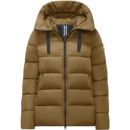 Down Jackets, female, , Size: S Rome Jacket - Nylon Down Jacket - BomBoogie - Modalova