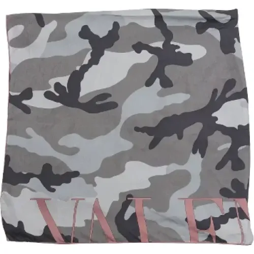 Pre-owned Scarves, female, , Size: ONE SIZE Pre-owned Silk scarves - Valentino Vintage - Modalova