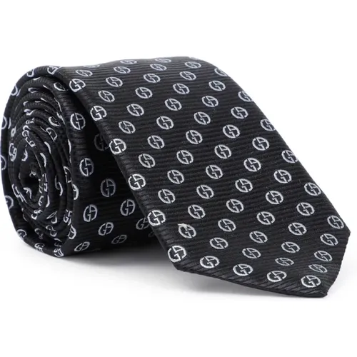 Silk Tie Classic Style , male, Sizes: ONE SIZE - Giorgio Armani - Modalova