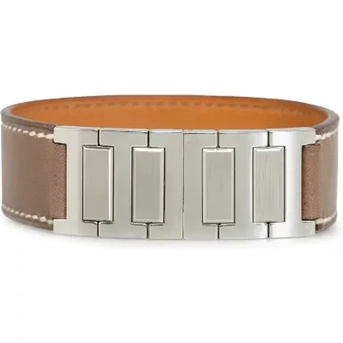 Pre-owned Jewellery, female, , Size: ONE SIZE Pre-owned Leather bracelets - Hermès Vintage - Modalova