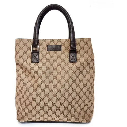 Pre-owned Tote Bags, female, , Size: ONE SIZE Pre-owned Canvas gucci-bags - Gucci Vintage - Modalova