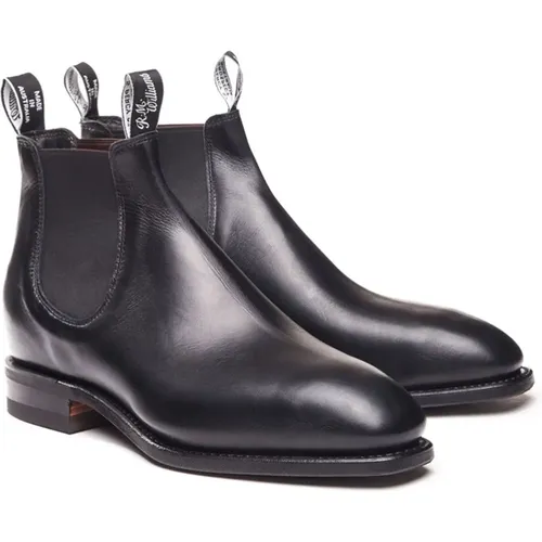 Clic Leather Chelsea Boots , male, Sizes: 7 1/2 UK - R.m. Williams - Modalova