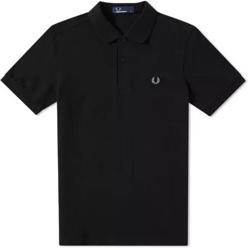Polo Shirts, male, , Size: XL Slim Fit Plain Polo with Stripes - Fred Perry - Modalova