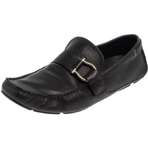 Pre-owned Flats, female, , Size: 14 US Pre-owned Leather flats - Salvatore Ferragamo Pre-owned - Modalova