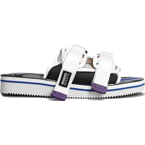 Sliders, male, , Size: 5 US Moto Woven Sliders for Fashion-Forward Men - Suicoke - Modalova