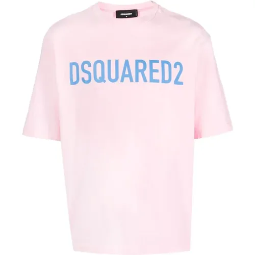 T-shirts and Polos with Let , male, Sizes: M - Dsquared2 - Modalova