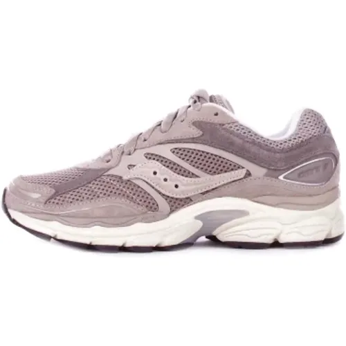 Sneakers, male, , Size: 7 US Grey Sneakers with Suede Upper - Saucony - Modalova