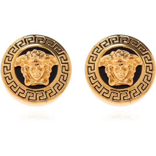 Earrings, female, , Size: ONE SIZE Earrings with Medusa head - Versace - Modalova