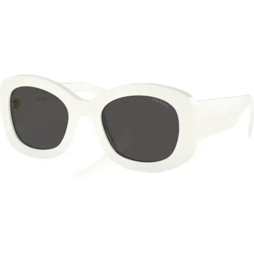 Square Sunglasses Dark Grey Lenses , female, Sizes: 54 MM - Prada - Modalova