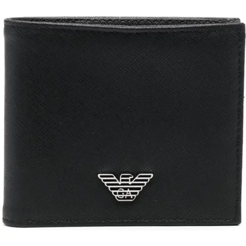 Wallets & Cardholders, male, , Size: ONE SIZE Bi-Fold Wallet - Emporio Armani - Modalova