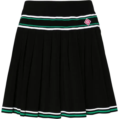Pleated Skirt Elastic Waistband , female, Sizes: M - Casablanca - Modalova