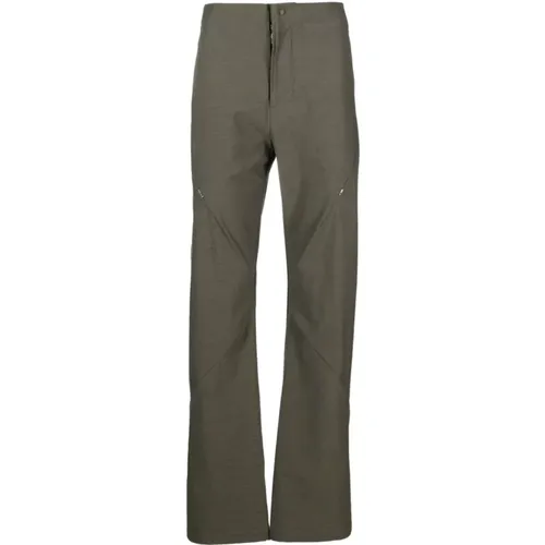 Cotton Blend Trousers , male, Sizes: S - Post Archive Faction - Modalova