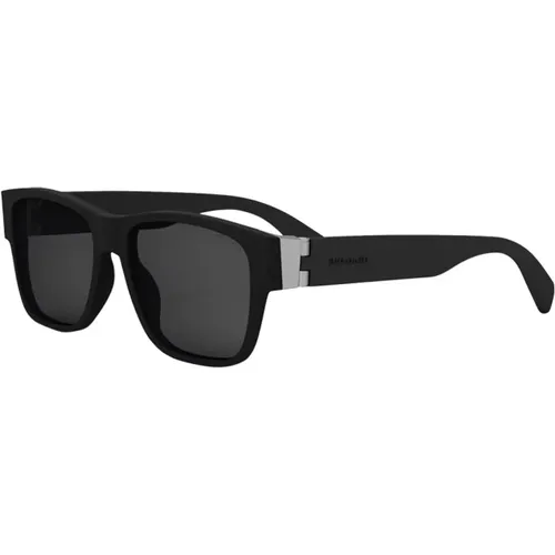 Sportliche Quadratische Sonnenbrille , Herren, Größe: 56 MM - Bvlgari - Modalova