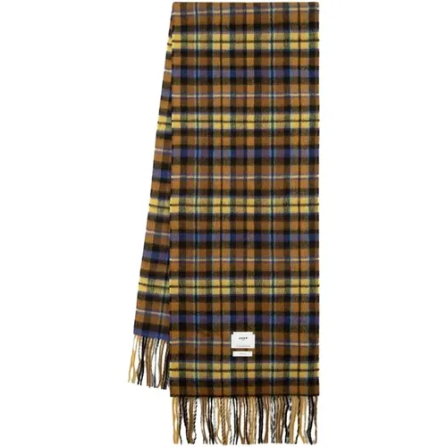 Tartan Wool Scarf , male, Sizes: ONE SIZE - Ader Error - Modalova