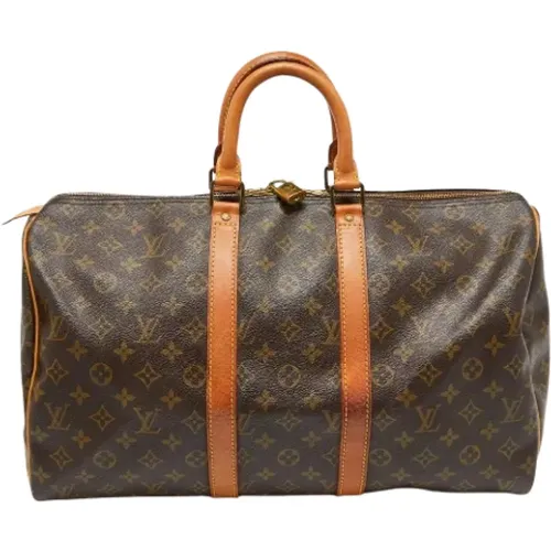 Pre-owned Weekend Bags, female, , Size: ONE SIZE Pre-owned Canvas louis-vuitton-bags - Louis Vuitton Vintage - Modalova