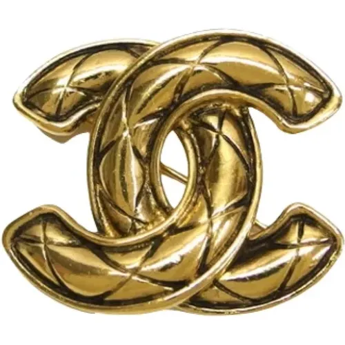 Pre-owned Jewellery, female, , Size: ONE SIZE Pre-owned Metal brooches - Chanel Vintage - Modalova