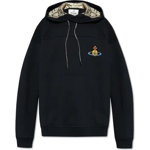 Hoodie mit Logo , Herren, Größe: XL - Vivienne Westwood - Modalova