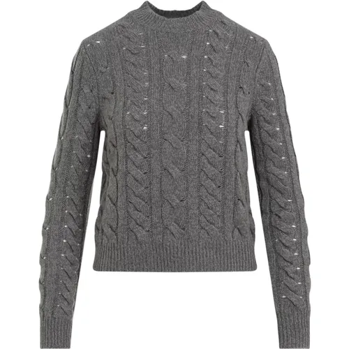 Luxurious Grey Cashmere Sweater Aw24 , female, Sizes: M, XS, S - Gabriela Hearst - Modalova