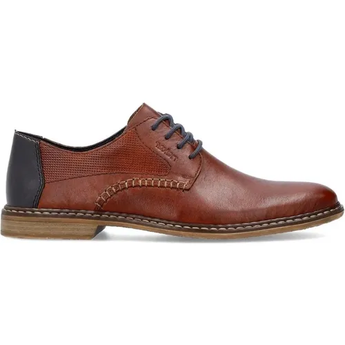 Klassische Braune Formelle Business-Schuhe , Herren, Größe: 46 EU - Rieker - Modalova