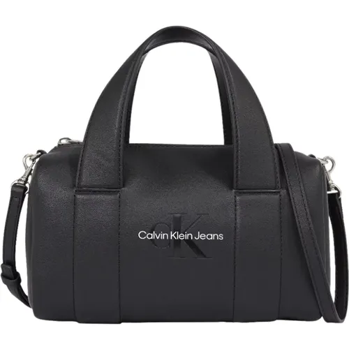 Monogram Logo Squarrel Bag , female, Sizes: ONE SIZE - Calvin Klein - Modalova