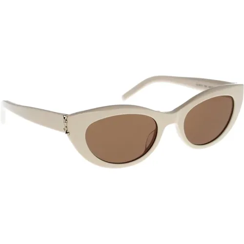 Elegante Sonnenbrille für Frauen , Damen, Größe: 54 MM - Saint Laurent - Modalova
