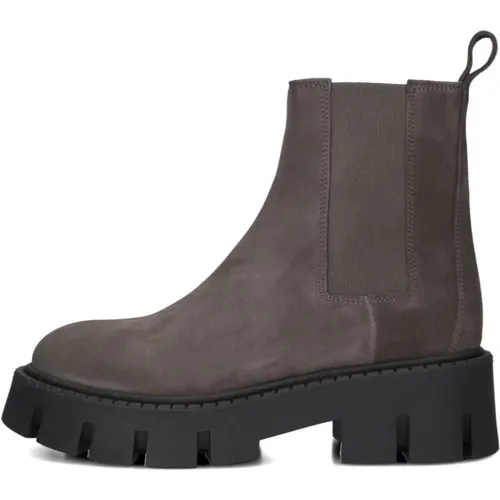 Braune Wildleder Chelsea Boots , Damen, Größe: 37 EU - Copenhagen Studios - Modalova