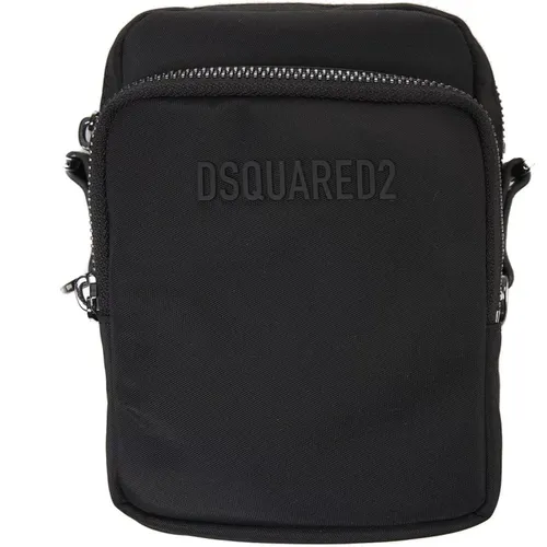 Messenger Bags, male, , Size: ONE SIZE Urban Crossbody Bag - Dsquared2 - Modalova