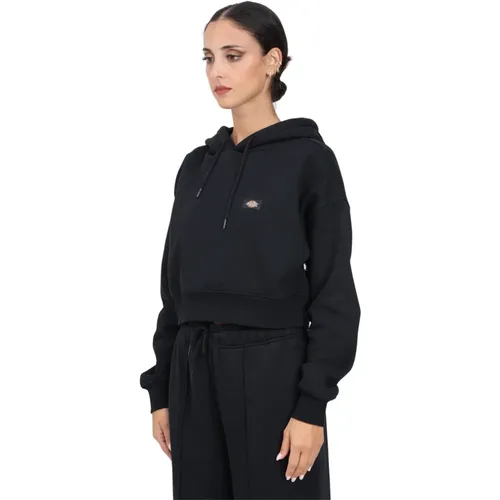 Schwarzer Oakport Hoodie Damen Pullover - Dickies - Modalova