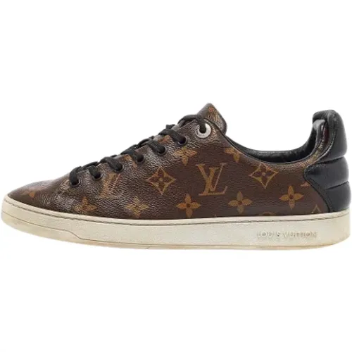 Pre-owned Sneakers, male, , Size: 7 US Pre-owned Coated canvas sneakers - Louis Vuitton Vintage - Modalova