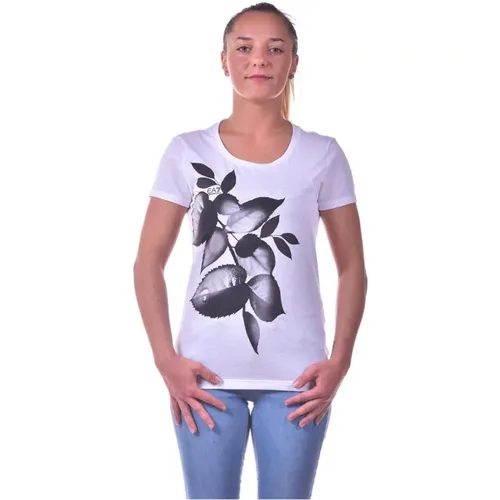 Stylische T-Shirts für Männer und Frauen , Damen, Größe: S - Emporio Armani EA7 - Modalova