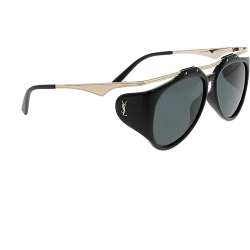 Klassische Sonnenbrille , Damen, Größe: 55 MM - Saint Laurent - Modalova