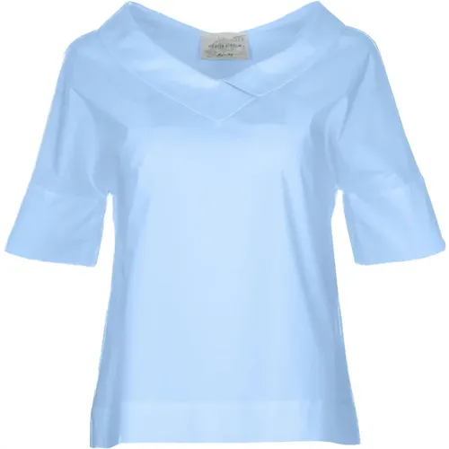 Light Women's T-Shirts , female, Sizes: L - Vicario Cinque - Modalova