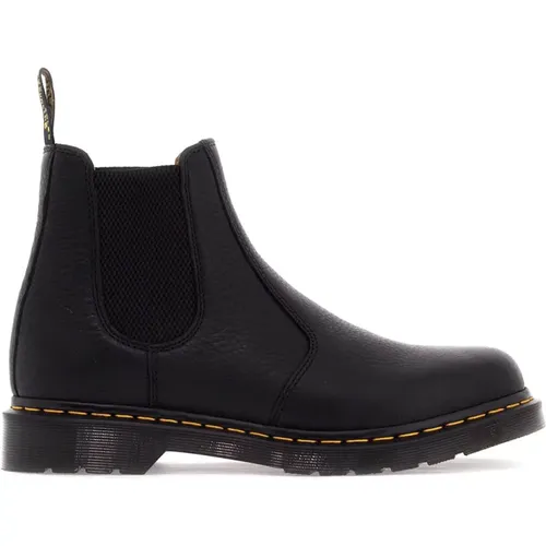 Gehämmerte Leder Chelsea Stiefeletten , Herren, Größe: 41 EU - Dr. Martens - Modalova