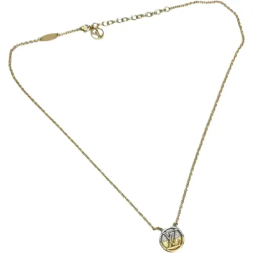 Pre-owned Jewellery, female, , Size: ONE SIZE Pre-owned Fabric necklaces - Louis Vuitton Vintage - Modalova