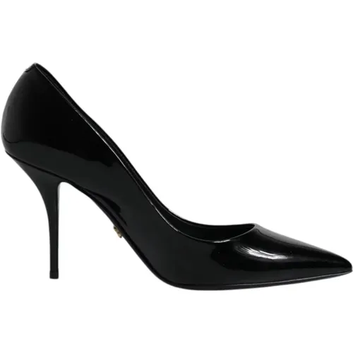 Pumps, female, , Size: 7 1/2 US Patent Leather Pointy Toe Pumps - Dolce & Gabbana - Modalova