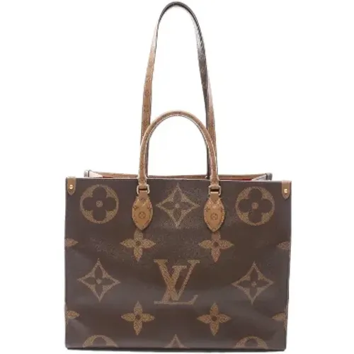 Pre-owned Tote Bags, female, , Size: ONE SIZE Pre-owned Canvas handbags - Louis Vuitton Vintage - Modalova